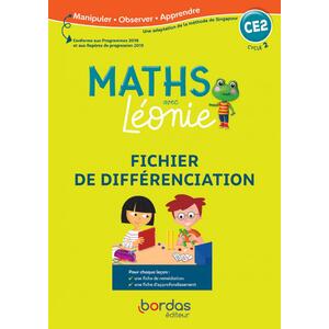 LES MATHS AVEC LEONIE CE2 FICHIER DE DIFFERENCIATION - ED.2020