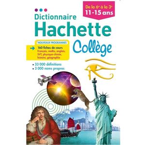 DICTIONNAIRE HACHETTE COLLEGE 2022