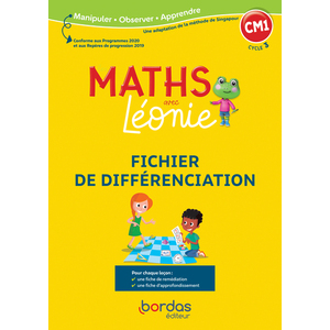 LES MATHS AVEC LEONIE CM1 FICHIER DE DIFFERENCIATION - ED.2022