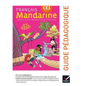 MANDARINE - FRANCAIS CE1 ED. 2019 - GUIDE PEDAGOGIQUE
