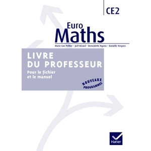 EURO MATHS CE2 LIVRE DU PROFESSEUR ED.2010