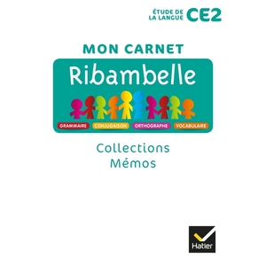 RIBAMBELLE ETUDE DE LA LANGUE CE2 PACK DE 5 CARNETS - ED.2018
