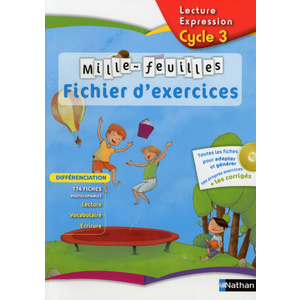 MILLE FEUILLES CYCLE 3 FICHIER D'ACTIVITES+CD-ROM ED.2013