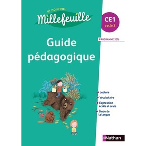 LE NOUVEAU MILLEFEUILLE CE1 GUIDE PEDAGOGIQUE - ED.2017