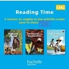 READING TIME CM2 CD AUDIO CLASSE DES TROIS TITRES CM2 (HUCKELBERRY FINN, THE HOUND OF THE BASKERVILLES, TREASURE ISLAND)