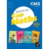 CAP MATHS CM2 LIVRE+CAHIER DE GEOMETRIE+DICO-MATHS - ED.2021