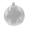LOT 6 BOULES PLASTIQUES CRISTAL 6CM