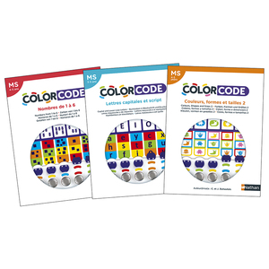 LOT DE 3 FICHIERS COLORCODE MS