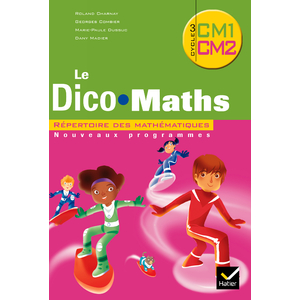 CAP MATHS CM 2010, LOT DE 5 DICO MATHS