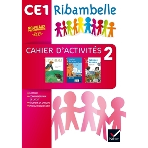 RIBAMBELLE CE1 SERIE ROUGE CAHIER D'ACTIVITES 2 + LIVRET ED.2016