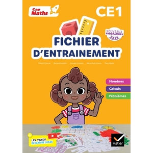CAP MATHS CE1 - FICHIER + CAHIER DE GÉOMÉTRIE-MESURE - ED. 2025