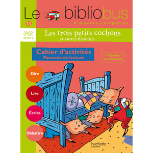 BIBLIOBUS N13 CE1 TROIS PETITS COCHONS CAHIER