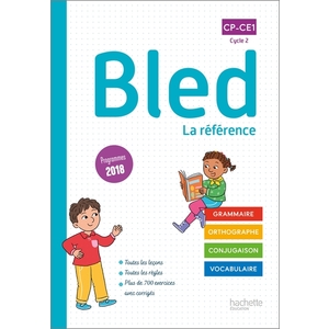 BLED CP/CE1 LIVRE DE L'ÉLÈVE + CORRIGÉS (2022)