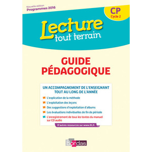 LECTURE TOUT TERRAIN CP GUIDE PEDAGOGIQUE - ED.2018