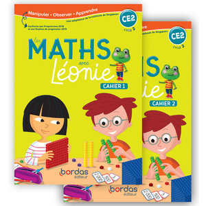 LES MATHS AVEC LEONIE CE2 CAHIERS ELEVE 1 ET 2 - ED.2020