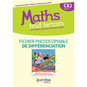 MATHS TOUT TERRAIN CE2 FICHIER DE DIFFERENCIATION - ED.2020