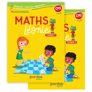 LES MATHS AVEC LEONIE CM1 CAHIERS ELEVE 1 & 2 - ED.2022