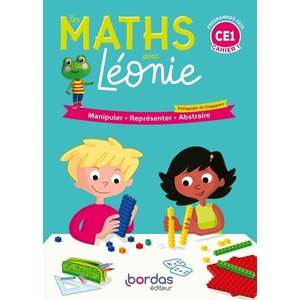 LES MATHS AVEC LÉONIE -  CE1 - 2025 - CAHIERS 1+2 - ÉLÈVE