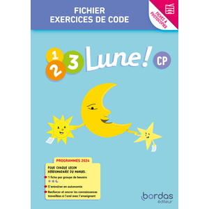 1, 2, 3, LUNE - METHODE DE LECTURE CP - 2024 - FICHIER À PHO