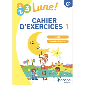 1, 2, 3, LUNE - METHODE DE LECTURE CP - 2024 - CAHIER D'EXER