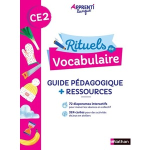 RITUELS DE VOCABULAIRE CE2 GUIDE PEDAGOGIQUE+RESSOURCES - ED.2021