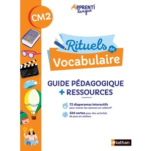 RITUELS DE VOCABULAIRE CM2 GUIDE PEDAGOGIQUE+RESSOURCES - ED.2021