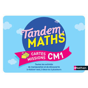 TANDEM MATHS CM1 CARTES MISSIONS - ED.2021