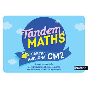 TANDEM MATHS CM2 CARTES MISSIONS - ED.2021
