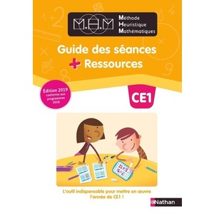 METHODE HEURISTIQUE DE MATHS GUIDE PEDAGOGIQUE CE1- ED.2019