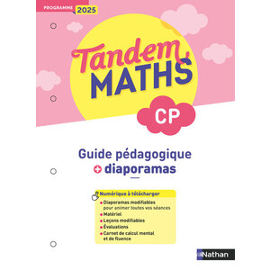 TANDEM MATHS - GUIDE PÉDAGOGIQUE + DIAPORAMAS CP