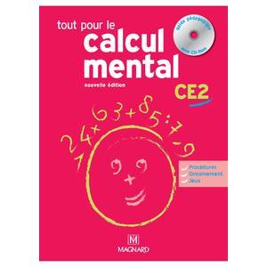 TOUT POUR LE CALCUL MENTAL CE2 GUIDE PEDAGOGIQUE + CDROM