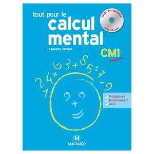 TOUT POUR LE CALCUL MENTAL CM1 GUIDE PEDAGOGIQUE + CDROM