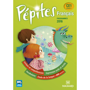 PEPITES FRANCAIS CE1 MANUEL ELEVE ED.2017