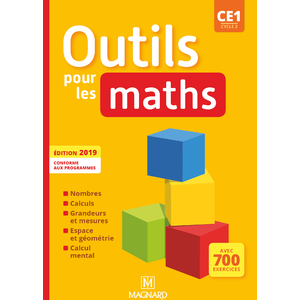 OUTILS POUR LES MATHS CE1 MANUEL ELEVE ED.2019