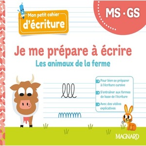 MON PETIT CAHIER D'ECRITURE MS-GS - ED.2022