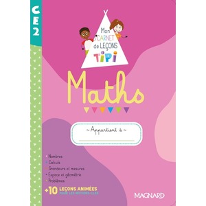 TIPI MON CARNET DE LECONS CE2 MATHS - ED.2022