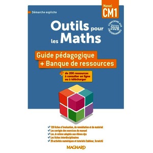 OUTILS POUR LES MATHS CM1 (2026) - GUIDE PEDAGOGIQUE DU MANU