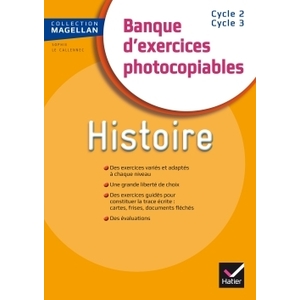 MAGELLAN BANQUE D'EXERCICES HISTOIRE CE-CM ED.2015