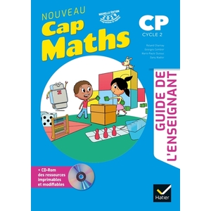 CAP MATHS CP ED. 2019 GUIDE PEDAGOGIQUE + CD ROM