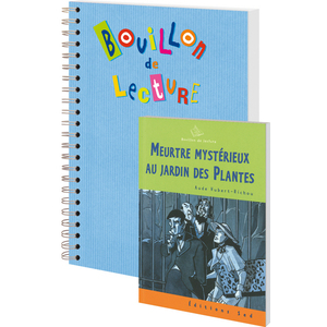 MEUTRE MYSTERIEUX AU JARDIN DES PLANTES - 30 LIVRES + FICHIE