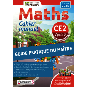 GUIDE DU MAITRE CAHIER-MANUEL IPARCOURS MATHS CE2 (2026)