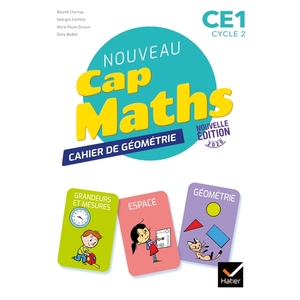 CAP MATHS CE1 CAHIER DE GEOMETRIE-MESURE - ED. 2020