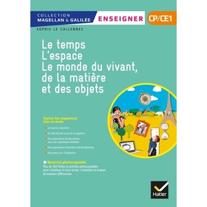 LE TEMPS L'ESPACE LE MONDE DU VIVANT CP/CE1 GUIDE PEDAGOGIQUE-ED.2020