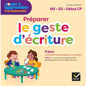 JOUER POUR APPRENDRE PS, MS, GS ÉD 2021 - BOITE DE JEUX LE GESTE D'ÉCRITURE