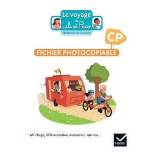 LE VOYAGE DE LILI ET PACO CP - METHODE DE LECTURE - ED. 2023