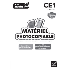 CAP MATHS CE1 - MATÉRIEL PHOTOCOPIABLE - ED. 2025
