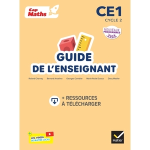 CAP MATHS CE1 - GUIDE PÉDAGOGIQUE - ED. 2025
