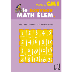 NOUVEAU MATH ELEM CM1 LIVRE ELEVE