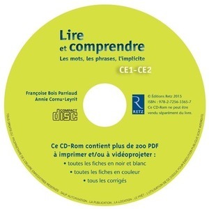 LIRE COMPRENDRE LES MOTS LES PHRASES L'IMPLICITE CE1 CE2 + CD - RETZ