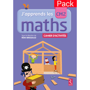 J'APPRENDS LES MATHS CM2 PACK 6 CAHIERS D'ACTIVITES ED.2017